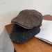 Women's Hats Retro Forward Hat For Women Summer New Style Old Face Hot Girl British Style Fashion Solid Color Painter Hat Trend_viptrois.com