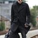 Loom Loom Cross-Border New Double-Breasted European And American Wholesale Mid-Length Men's Woolen Trench Coat With Turn-Down_viptrois.com