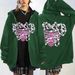 New Arrival Hooded Zipper Korean Style Plus Velvet Thickened Loose Sports Cardigan Sweatshirt Women_viptrois.com