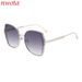 UV Protection Large Frame, Internet Celebrity Sunglasses, Slim Face, Fashion Personality_viptrois.com