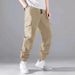 Men's Clothing New Large Size Men's Multi Pocket Overalls Pants High Street Fashion Retro Casual Cuffed Trousers_viptrois.com