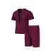Men's Casual Drawstring Shorts And T-Shirt Set - Breathable Cotton Lounge Wear, Street Style Two-Piece Outfit For Summer_viptrois.com