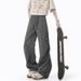 Merlad Starry Sky Casual Pleated Cargo Pants Loose Fit Flowing Sweatpants Trendy Paratrousers for Men And Women Autumn Design_viptrois.com