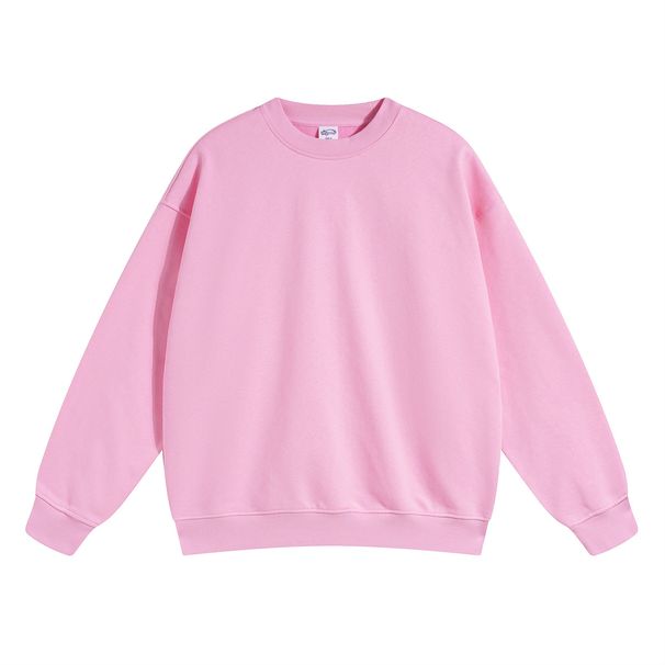 Men's Clothing Premium Heavyweight 430g Cotton Crewneck Sweatshirt – Oversized Drop Shoulder, Ribbed Collar & Cuffs, Unisex Streetwear (12 Colors)_viptrois.com