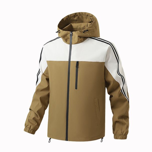 New Autumn And Winter Men, Waterproof, Windproof, Anti Fouling, Proof, Assault Suit For Couples, Color Blocked Triple_viptrois.com