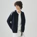 Nordmann APO Clothing|Cross-Border Lazy Old Money Style Knitted Sweater Men's Autumn Winter Loose Color-Block Zipper Cardigan_viptrois.com
