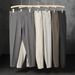 Men's Slim Fit Straight Dress Pants For Business Casual - Wrinkle-Resistant & Easy Care Polyester Trousers (Regular & Ankle Length)_viptrois.com