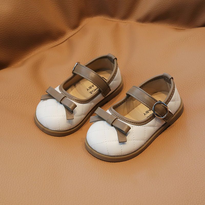 2025 Girls Shoes Small Leather Shoes Summer New Korean Princess Shoes Little Girls Western Style Children's White Single Shoes_viptrois.com