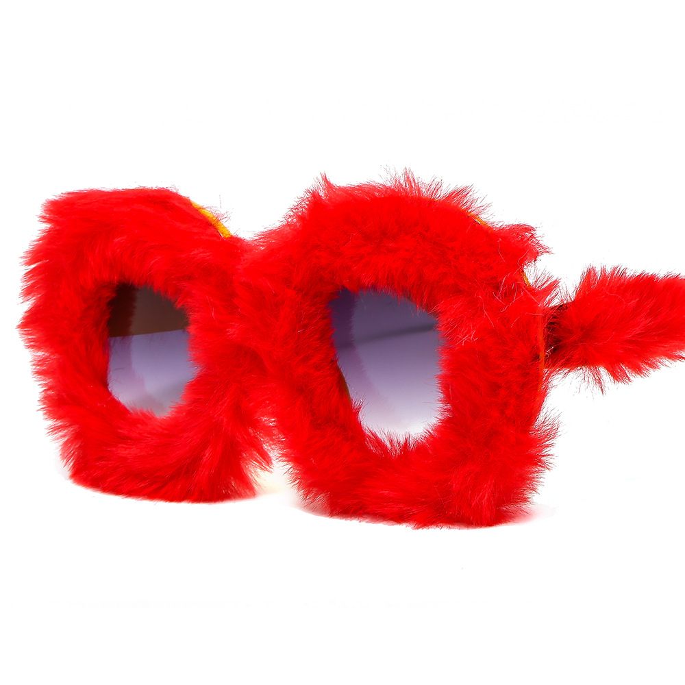 Spot Piyou Same Style Sunglasses Personalized Plush Sunglasses Disco Funny Trend Furry Decorative Glasses Festival Sunglasses_viptrois.com