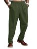 Men's Clothing Men's Wide Leg Casual Sports Pants Mid Waist Loose American Sweatpants Solid Color Drawstring Sports Jogging Pants_viptrois.com
