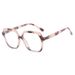 Women's Glasses Color Matching Irregular Flat Glasses New Fashion Glasses Frame Ins Personality Glasses Frame Trend_viptrois.com