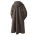 Pulse European American British Style Elegant Woolen Men, Mid-Length Trench Coat With Hood And Horn Buttons, Wholesale For_viptrois.com