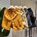 Men's Clothing Men's Casual Shorts Summer Ice Silk Thin Shorts Wide Versatile Loose Straight Workwear Shorts Men's_viptrois.com