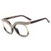 Personalized European And American Half Frame Rhinestone Flat Glasses Exquisite Women's Plain All Match Diamond Studded Fashion Glasses Cross Border_viptrois.com