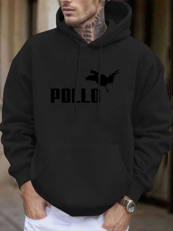 Autumn And Winter Men's Top Sweatshirt Loose And Comfortable Warm And Hooded Sweatshirt Men's Clothing_viptrois.com