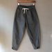 Summer Thin Men's Cotton And Linen Small Leg Casual Loose Ankle Nine Quarter Clean Face Large Crotch Harem Pants,_viptrois.com