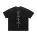 Summer New Chinese Style Men's Clothing Niche Design Letter Washed Short Sleeve Unisex Loose T-Shirt For Men_viptrois.com