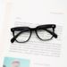 Retro Triangle Nail Unisex Reading Black Radiation Anti Blue Light Men's Flat Glasses Frame T1390_viptrois.com