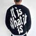 Streetwear Hip Hop Dark Jacquard Sweater - Unisex Oversized Knit Pullover With Letter Print For Urban Fashion Lovers_viptrois.com