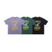 2026 American-style Washed Street Fashion Men's T-shirt With Text And Idea Print, Summer Edition_viptrois.com
