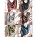 Muslim Headscarf Muslim Scarf Watercolor Series Cotton Shawl Satin Printed Scarf Ethnic Headscarf Women's Scarf 180*80cm_viptrois.com