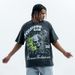 American Style Trendy Washed Vintage Large Print Cotton Short Sleeve T-Shirt Unisex Street Hip-Hop_viptrois.com