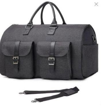Convertible Travel Clothing Carry-On Duffel Bag 2 in 1 Hanging Suitcase Suit Travel Bag_viptrois.com