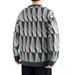 Pure Cross-Border 2025 Juheng Autumn Winter Round Neck Loose Color-Block Thickened Warm High-End Sweater Knitwear Men's_viptrois.com