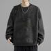Loom Loom Heavyweight Tie-Dye Sweatshirt Men's Oversize Jacket Trendy Brand European And American Street Style Loose Round Neck_viptrois.com