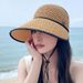 In Summer The Elderly Hat Lady Mother Sun Hat Face Protection Sunscreen Breathable Thin Eaves Empty Top Sun Hat_viptrois.com