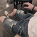 Men's Clothing Ripped Denim Shorts Men's Summer Casual Five Point Pants Internet Celebrity Trendy Brand Loose Straight Beggar Pants_viptrois.com