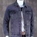 CT New Men's Denim Jacket Loose Fit Autumn Winter High-end Washed Workwear Turn-down Collar Stylish Trendy Top_viptrois.com