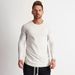 Cross-border Fitness Long-sleeved T-shirt Slim-fitting Sweat-absorbing Breathable Bottoming Shirt Cotton Light Plate Solid Color Top Foreign Trade_viptrois.com