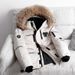 Running Man Down Jacket Same Style For Men And Women Couples Korean Parka Workwear Pockets Fleece Lined Thickened Winter_viptrois.com