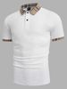 2023 Men's Short Sleeved Printed Polo Shirt With Lapel, Business And Casual Button_viptrois.com