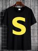Letter S Funny Chipmunk Group Matching Halloween Costume T-Shirt Fashion Soft Casual Unisex Summer Breathable Slightly Stylish Comfortable Homme_viptrois.com