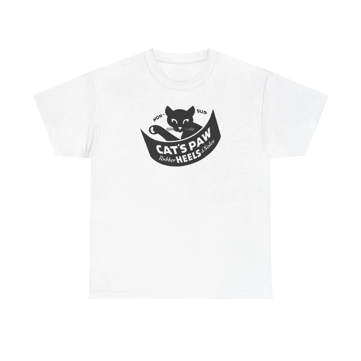 Cat's Paw Rubber Company Vintage Inspired Unisex Tee, Retro Boston Maryland Tee,_viptrois.com