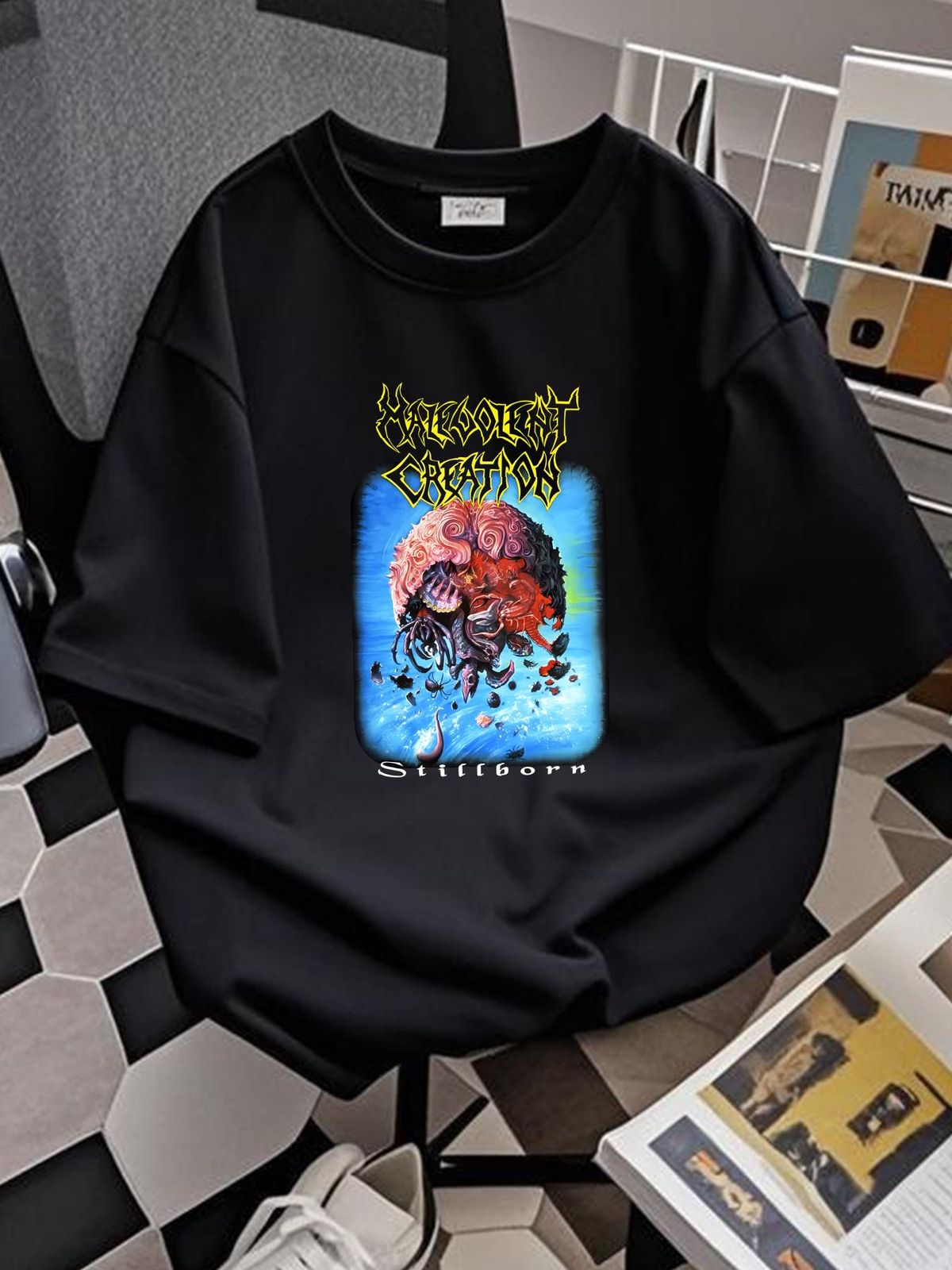 MALEVOLENT CREATION - Stillborn Cotton Black Men T Shirt S To 5XL YA597 Slightly Streetwear Soft Fashion Graphic Versatile Designer Clothes Casual_viptrois.com