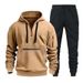 Men's Zip-Up Hoodie With Multiple Pockets - Fleece Lined Pullover Sweatshirt For Casual & Sports Wear_viptrois.com