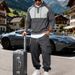 Men's Heavyweight Fleece Hoodie & Joggers Set – Minimalist Embroidered Workwear Style For Outdoor & Commuting (Burgundy, Camel, Grey, Black, Navy)_viptrois.com
