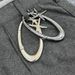 Dual-Star Ellipse Keychain With Free Ring - Sci-Fi Minimalist EDC Organizer (Black/Gunmetal Electroplated)_viptrois.com