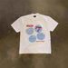 Heavyweight 100% Cotton Oversized T-Shirt With Artistic Tomato Print For Women & Men, Unisex Relaxed Fit Tee, Soft Breathable Fabric For Casual Wear_viptrois.com