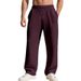 Cross-border American Heavy Autumn And Winter Men's Loose Straight Jacquard Small Square Casual Simple Commuting Wide-leg Trousers Men_viptrois.com