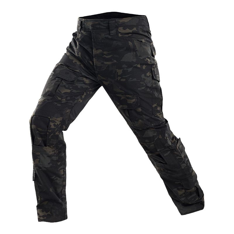 Men's Clothing frog pants men's summer camouflage outdoor training suit knee-pad trousers wear-resistant tactical pants manufacturers wholesale_viptrois.com