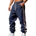 Men's Heavyweight Fleece Jogger Pants – Winter-Ready Relaxed Fit Retro Sweatpants (Black/Army Green/Charcoal, S-Xxxl)_viptrois.com