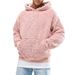 Premium Fleece-Lined Men's Hoodie - Soft Rabbit Fur Winter Pullover With Ribbed Hem & Kangaroo Pocket_viptrois.com
