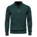AIOPESON Argyle Solid Color Cardigan Men Casual Quality Zipper Cotton Winter Mens Sweaters Fashion Basic Cardigans For Men_viptrois.com