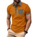 Casual Patchwork Mens Polo Shirts Vintage Buttoned Polo Collar T-shirt For Men Spring Summer Vintage Contrast Color Pullover Top_viptrois.com