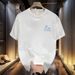 2025 New Cartoon Cotton Short-sleeved Versatile Creative Casual Printing T-shirt Men's Trendy Round Neck Top Ins_viptrois.com