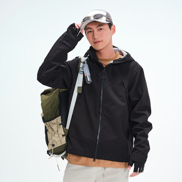 Men's Clothing Spring And Autumn Couple Bird Home Soft Shell Jacket Women's Outdoor Windproof Waterproof Mountaineering Clothing Men's Sports Jacket_viptrois.com
